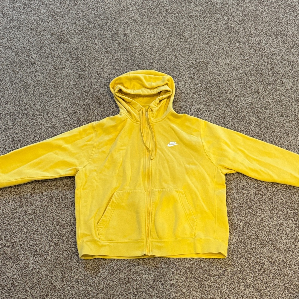 Nike Yellow Zip Up